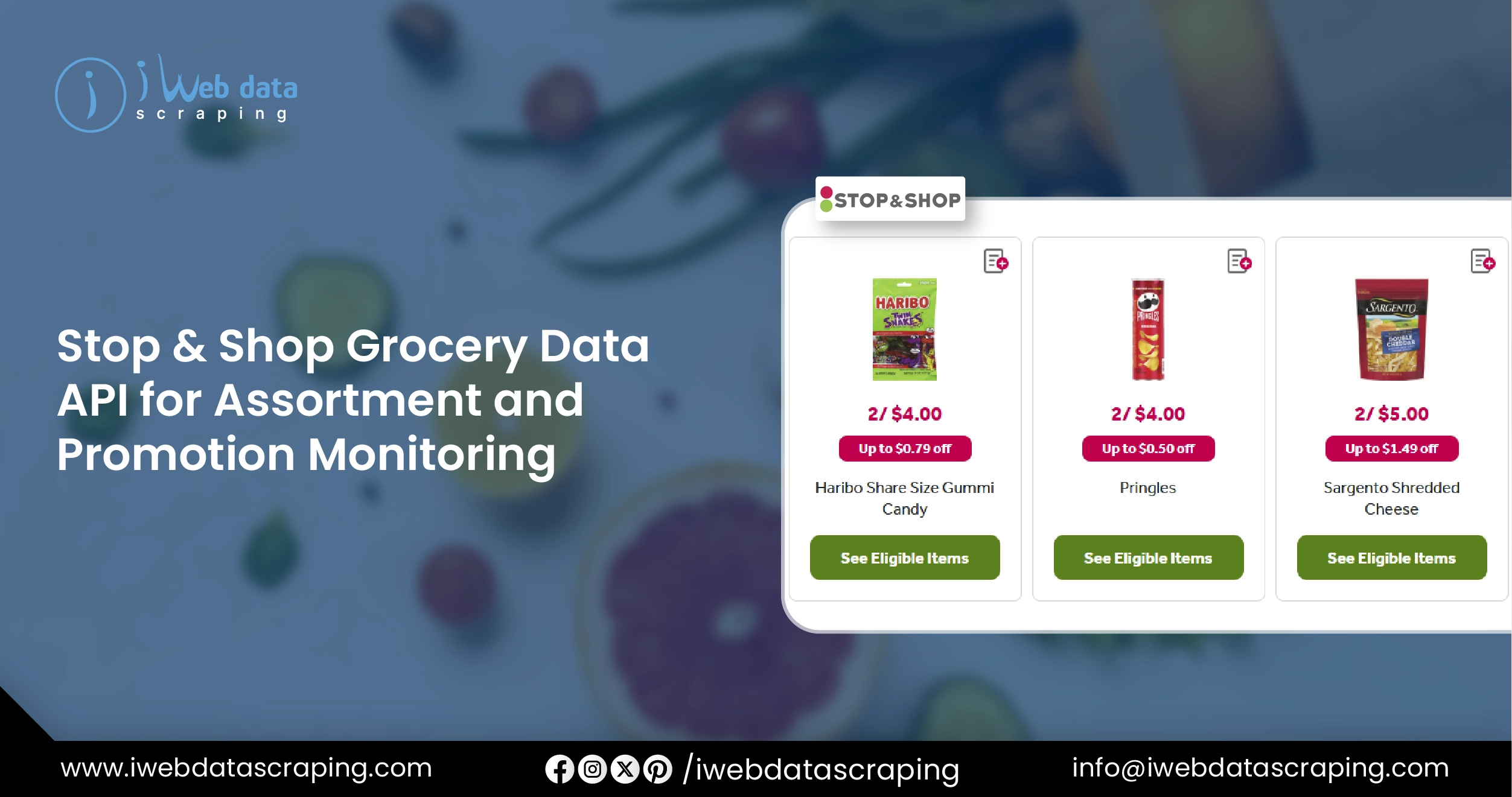 Stop & Shop Grocery Data API for Promotion Monitoring